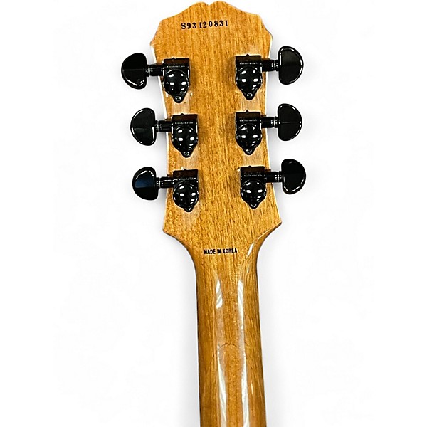 Used Epiphone LES PAUL BIRDSEYE TRANS AMBER Solid Body Electric Guitar