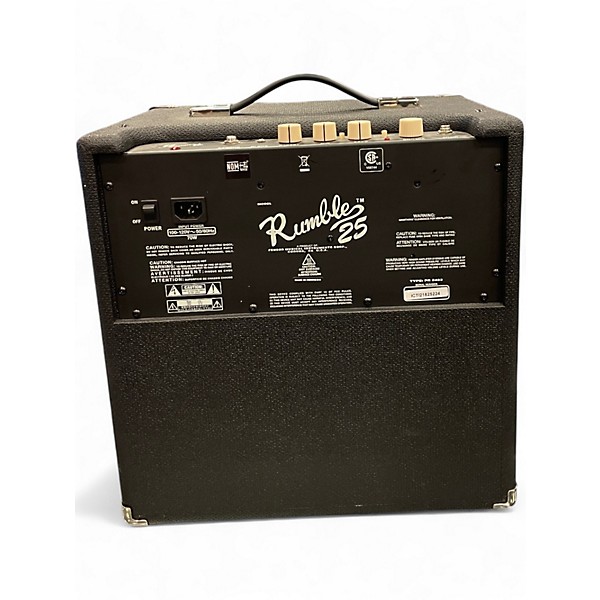 Used Fender Rumble 25 25W 1x10 Bass Combo Amp