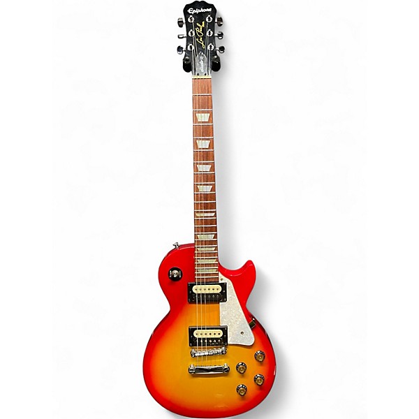 Used Epiphone Les Paul Studio LT Cherry Sunburst Solid Body Electric Guitar