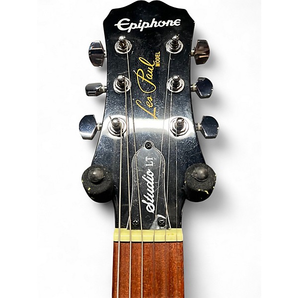Used Epiphone Les Paul Studio LT Cherry Sunburst Solid Body Electric Guitar