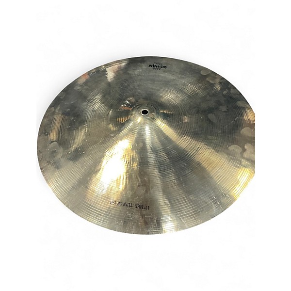 Used Wuhan Cymbals & Gongs 17in MED-THIN CRASH Cymbal