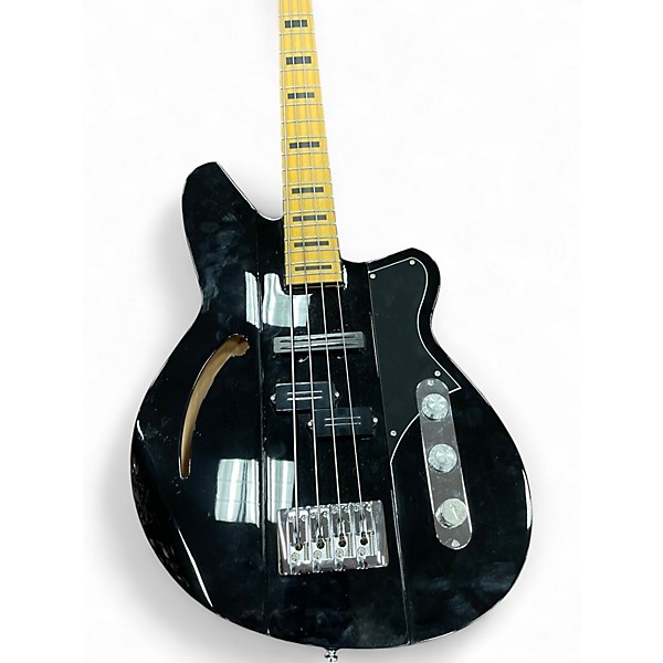 Used Reverend BRAD HOUSER FAT FISH Black Electric Bass Guitar