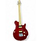 Used Sterling by Music Man SUB SERIES Trans Red Solid Body Electric Guitar thumbnail
