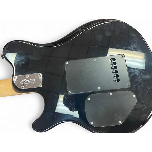 Used Sterling by Music Man SUB SERIES Trans Red Solid Body Electric Guitar