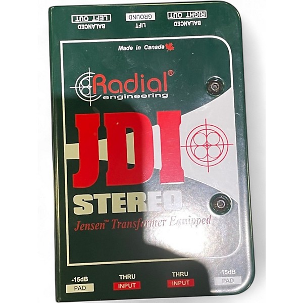 Used Radial Engineering JDI Stereo Passive Direct Box Direct Box