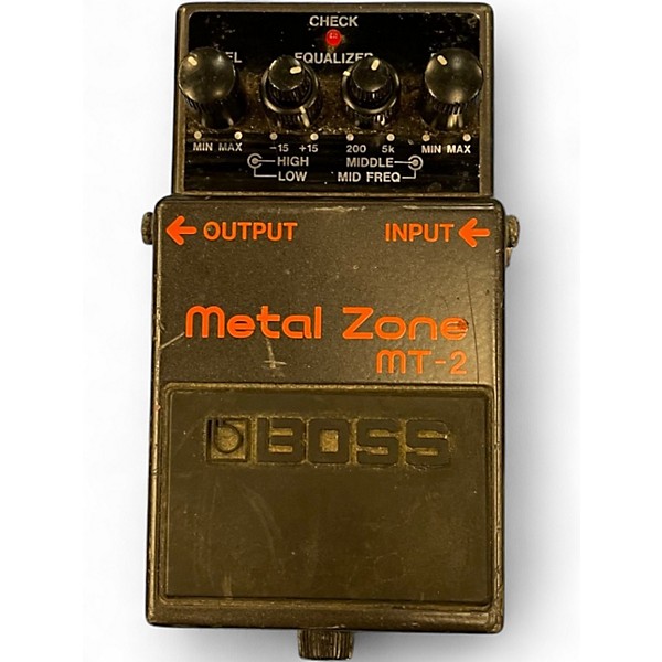 Used BOSS MT2 Metal Zone Distortion Effect Pedal