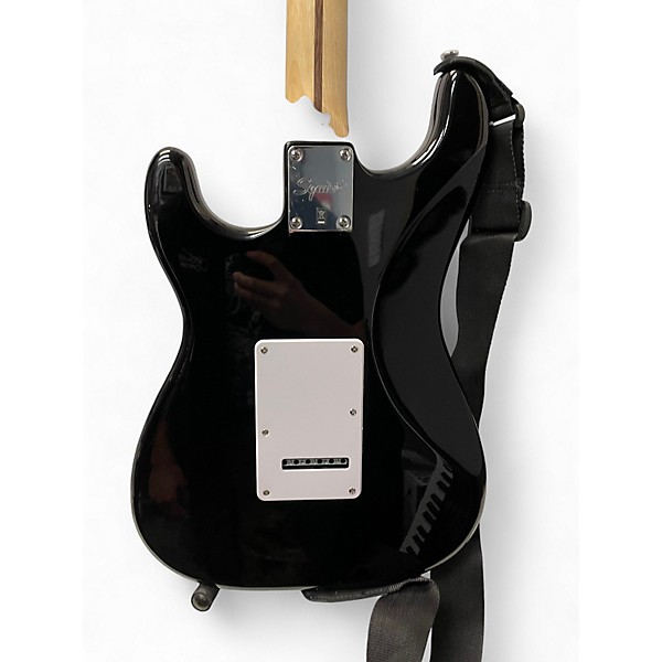 Used Squier Affinity Stratocaster Black Solid Body Electric Guitar