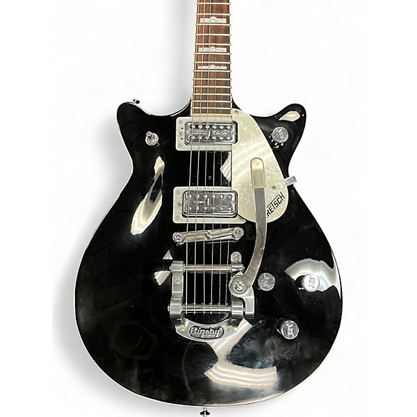 Used Gretsch Guitars G5445T Double Jet With Bigsby Black Solid Body Electric Guitar