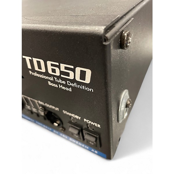 Used EBS TD650 Tube Bass Amp Head