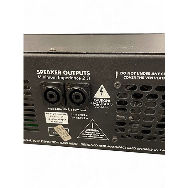 Used EBS TD650 Tube Bass Amp Head