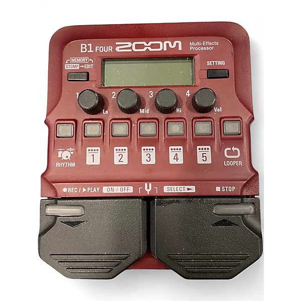 Used Zoom B1 Four Effect Processor