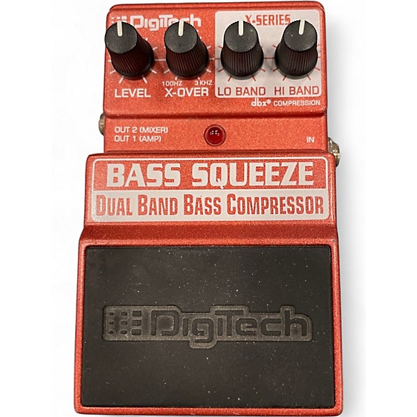 Used DigiTech XBS Bass Squeeze Compressor Bass Effect Pedal