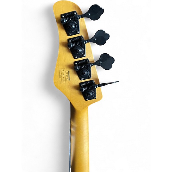 Used Schecter Guitar Research Model T Natural Electric Bass Guitar
