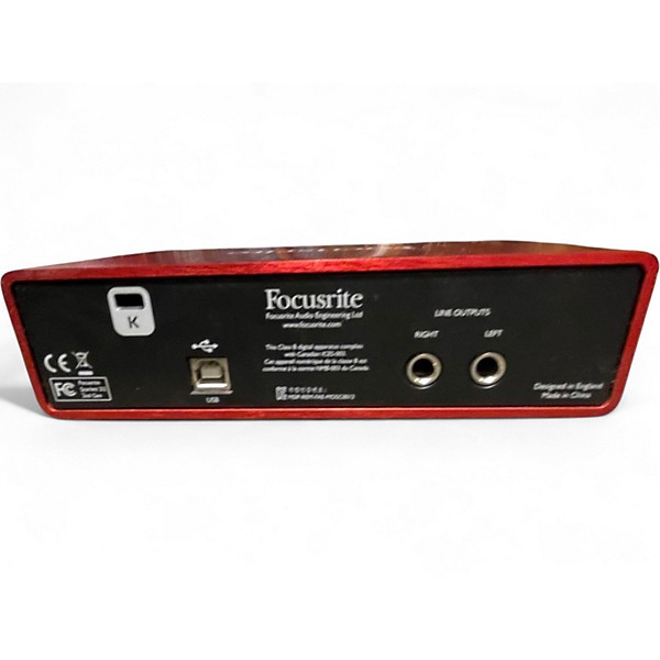 Used Focusrite Scarlett 2i2 Gen 2 Audio Interface