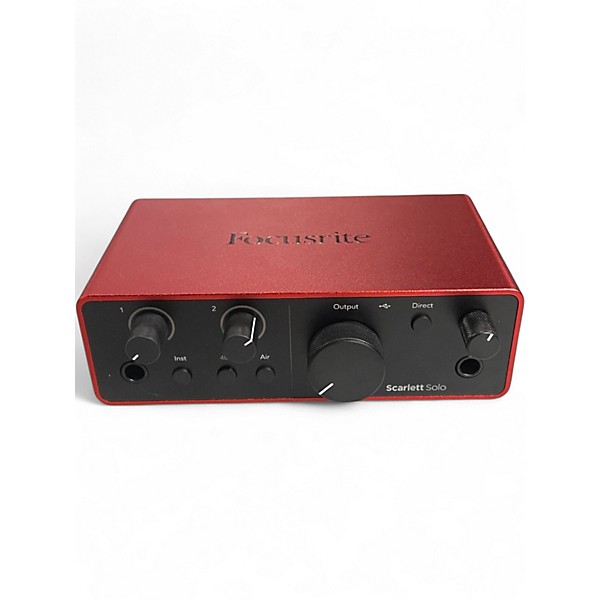 Used Focusrite Scarlett Solo Gen 4 Audio Interface