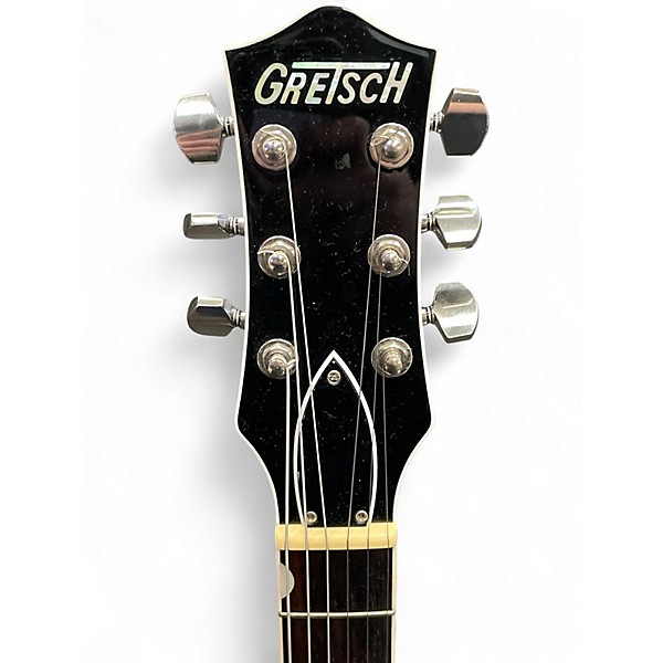 Used Gretsch Guitars G6129-PE Silver Sparkle Hollow Body Electric Guitar