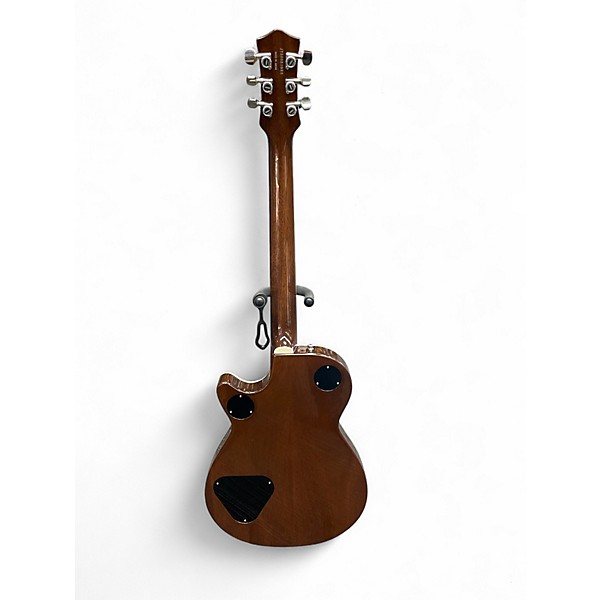 Used Gretsch Guitars G6129-PE Silver Sparkle Hollow Body Electric Guitar