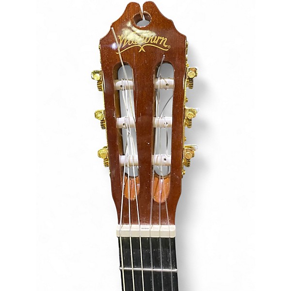 Used Washburn c5cea Natural Classical Acoustic Electric Guitar