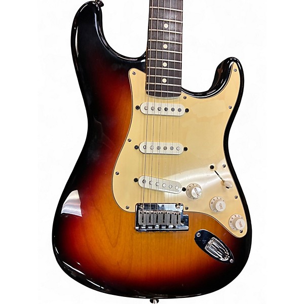 Used Fender AMERICAN STRATOCASTER 3 Tone Sunburst Solid Body Electric Guitar