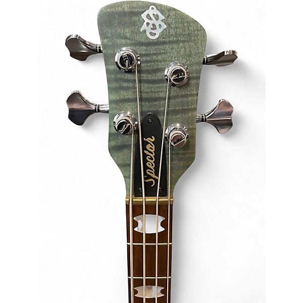 Used Spector Euro 4 RST Turquoise Tide Matte Electric Bass Guitar