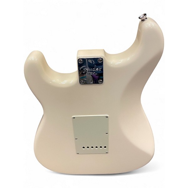 Used Fender American Standard Stratocaster Olympic White Solid Body Electric Guitar