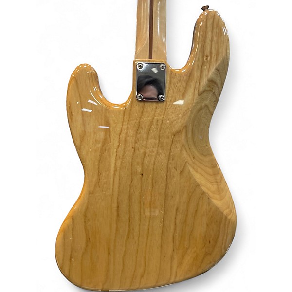 Used Fender Player Jazz Bass Natural Electric Bass Guitar