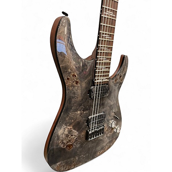 Used Schecter Guitar Research Omen Elite Trans Charcoal Solid Body Electric Guitar