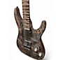 Used Schecter Guitar Research Omen Elite Trans Charcoal Solid Body Electric Guitar
