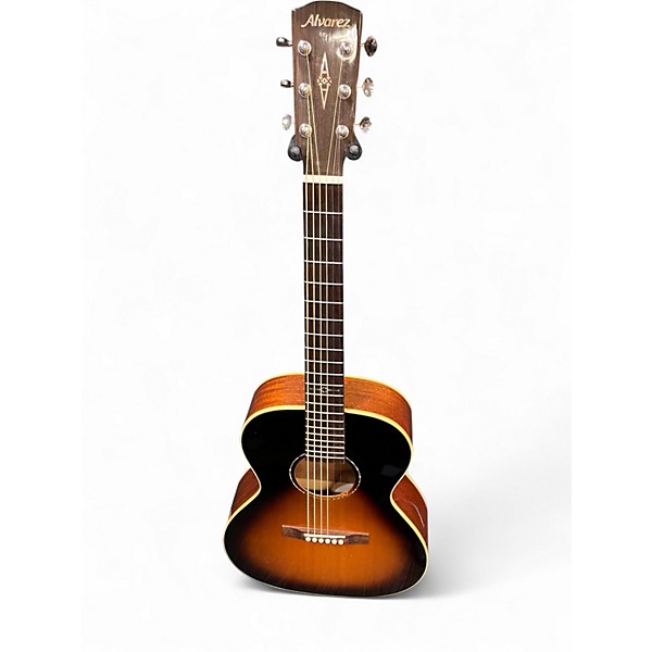 Used Alvarez Delta 00 2 Color Sunburst Acoustic Electric Guitar