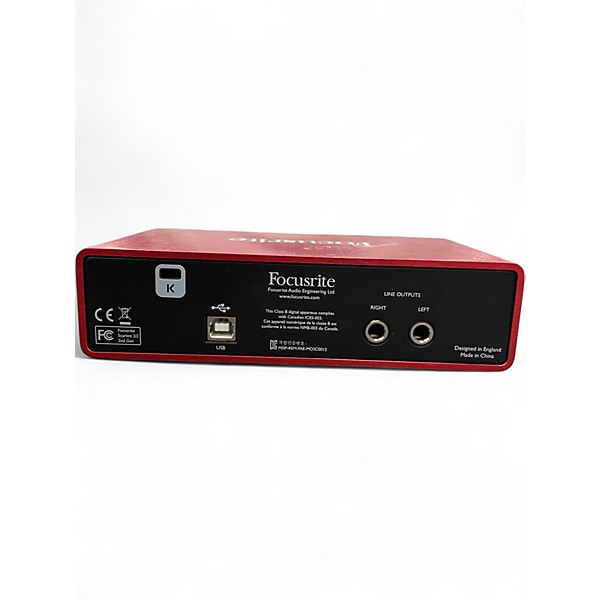 Used Focusrite Scarlett 2i2 Audio Interface