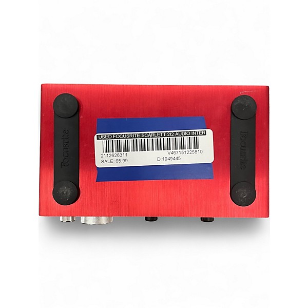 Used Focusrite Scarlett 2i2 Audio Interface