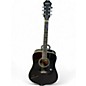 Used Epiphone DR100 Black Acoustic Guitar thumbnail