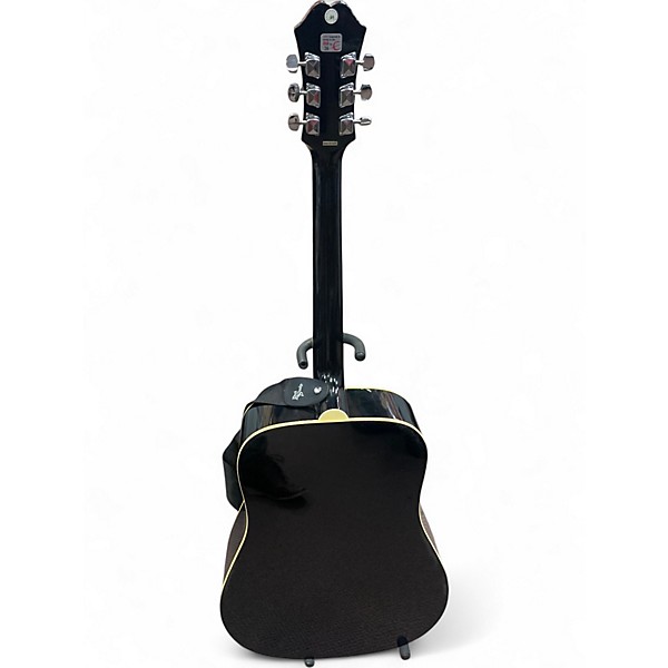 Used Epiphone DR100 Black Acoustic Guitar