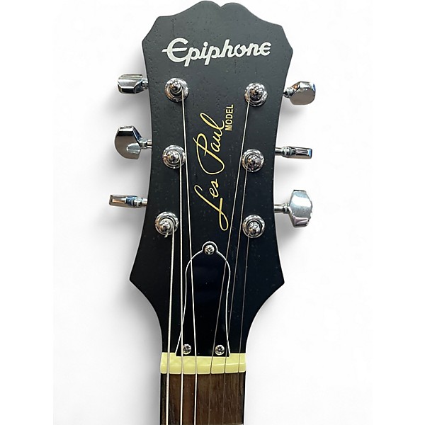Used Epiphone Les Paul Melody Maker  Black Solid Body Electric Guitar