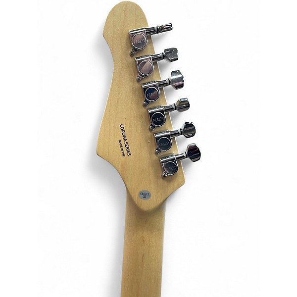 Used Fesley  Corona Series Standard Blue Solid Body Electric Guitar