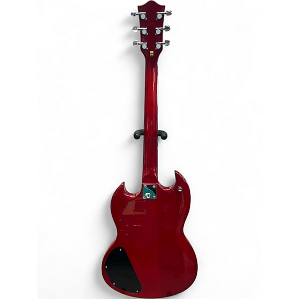 Used Leo Jaymz  Double Cut Standard  Cherry Solid Body Electric Guitar