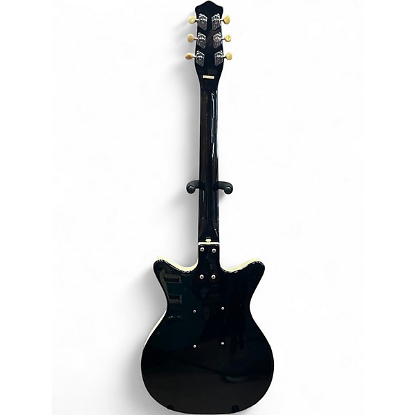 Vintage 1999 Danelectro Stock '59 Black Solid Body Electric Guitar