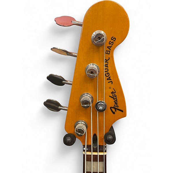 Used Fender JAGUAR BASS MIJ Hot Rod Red Electric Bass Guitar
