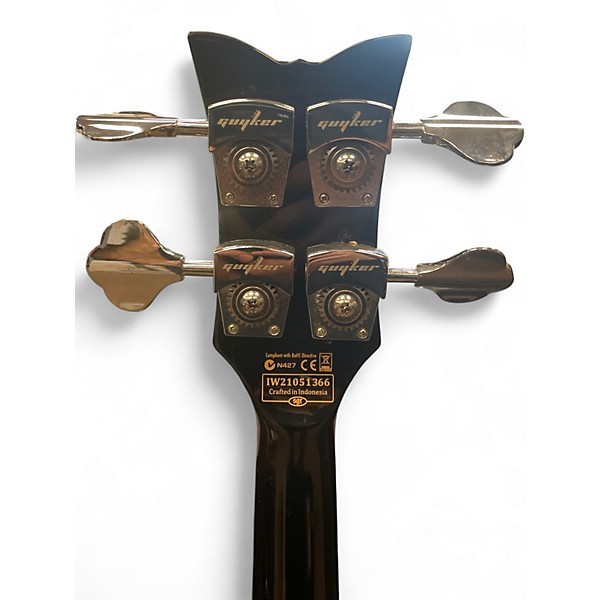 Used Schecter Guitar Research CORSAIR  Black Electric Bass Guitar