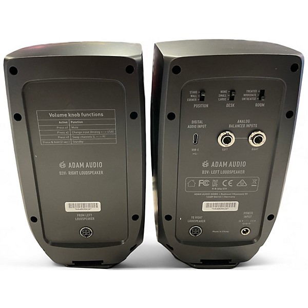Used ADAM Audio D3V Powered Monitor