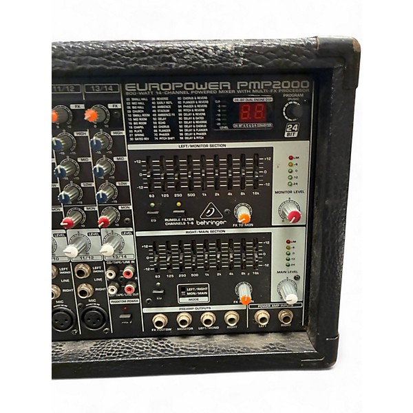 Used Behringer Europower PMP2000 Powered Mixer
