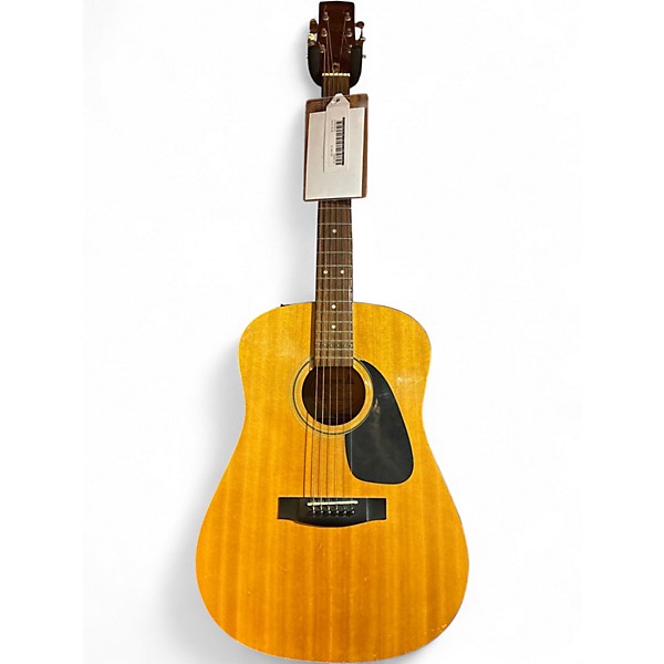 Used Samick SW 115E Natural Acoustic Electric Guitar