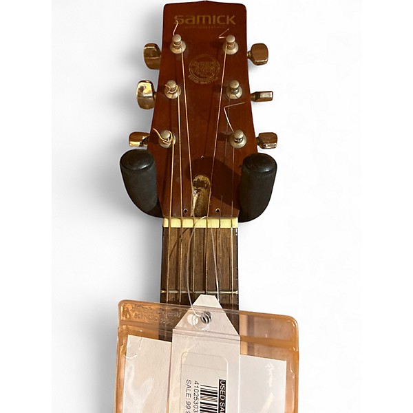 Used Samick SW 115E Natural Acoustic Electric Guitar