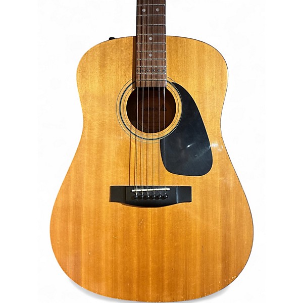 Used Samick SW 115E Natural Acoustic Electric Guitar