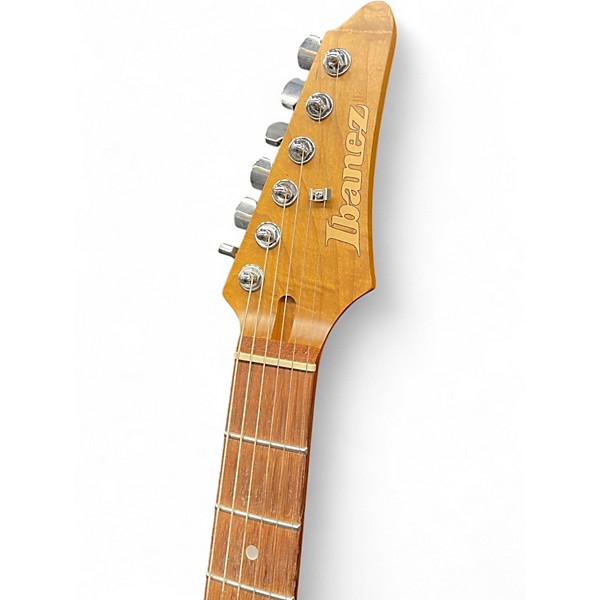 Used Ibanez AZ22S1F Transparent Black Sunburst Solid Body Electric Guitar