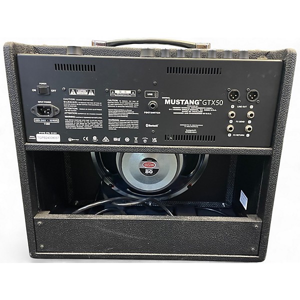 Used Fender GTX50 Mustang 1X12 Guitar Combo Amp