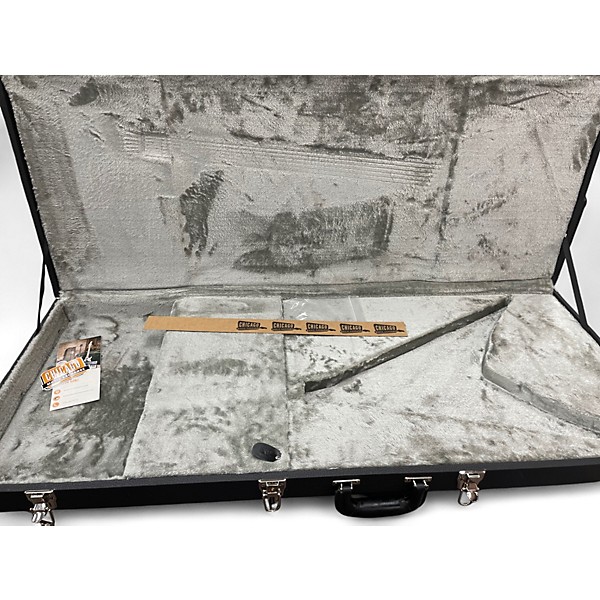 Used ESP LTD KIRK HAMMETT KHV Chrome Red Metallic Solid Body Electric Guitar