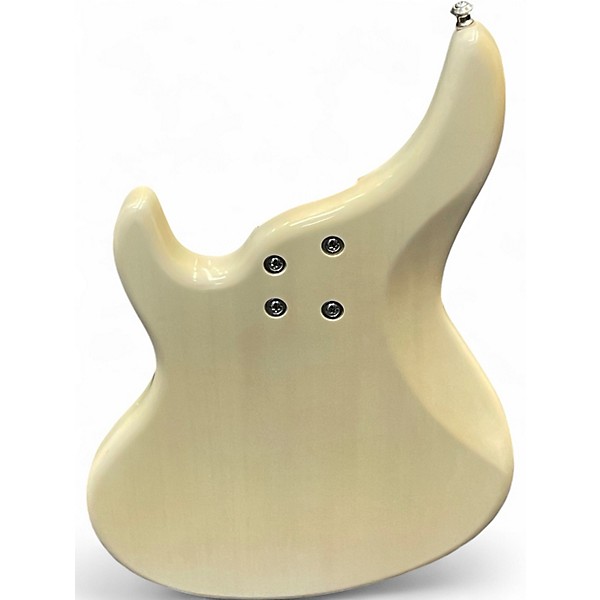 Used Brownsville J Style Bass 5 String White Electric Bass Guitar