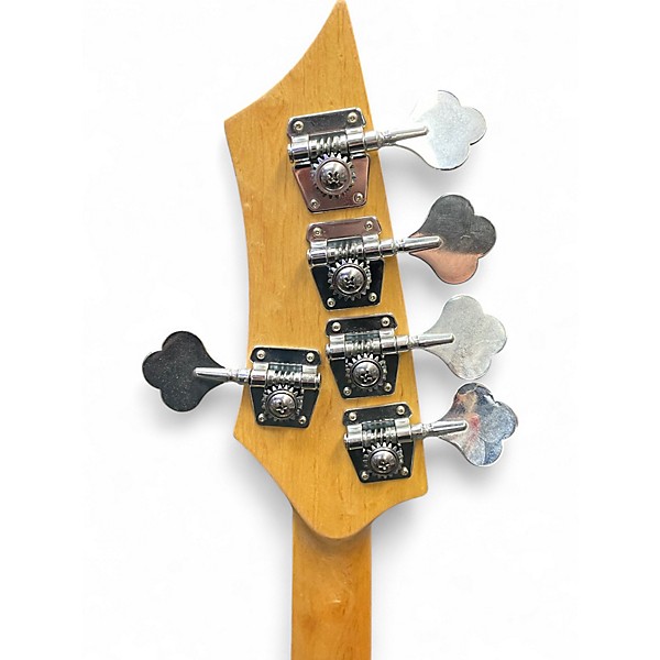 Used Brownsville J Style Bass 5 String White Electric Bass Guitar