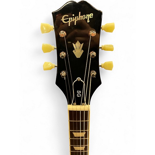 Used Epiphone SG Standard Left Handed Black Electric Guitar